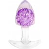 ToyJoy Anal Play Crystal Butt Plug Medium Purple