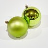 DECOLED Plastové gule, d.8 cm, zelené, 12x lesklé, 12x matné