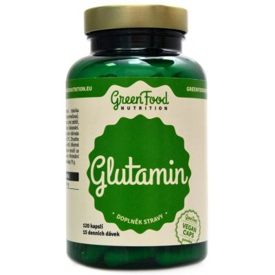 GreenFood Glutamín vegan 120 kapsúl