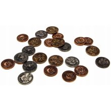 Kovové mince Westernové sada 24 mincí