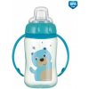 Canpol Babies treningovy hrncek s makkym naustkom 320ml Cute Animals tyrkysová