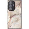 Picasee silikónový čierny obal pre Samsung Galaxy S23 Ultra 5G - Cream marble