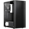 1stCOOL GAMER 4 transparent, skrinka ATX, 2xfan, 3xUSB3.0 + USB-C, čierna