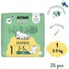 Moomin Baby 1 Newborn 2–5 kg (25 ks), eko plienky