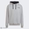 adidas TX Logo Hoody mikina, medium grey heather 2XL