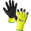 Rukavice CXS ROXY WINTER, zimné, máčané v latexe, čierno-žlté, vel. 07