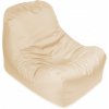 Lehárko sedací vak - Leňoch a taburet Štandard - béžová
