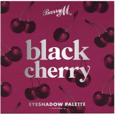 Barry M Eyeshadow Palette Black Cherry paletka očných tieňov 9 g paletka farieb