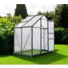 Westmann Flora 64 polykarbonátový hliníkový skleník 4 mm 132 x 192 x 202 cm, antracit SI2001F-A, NOVINKA