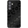 Picasee silikónový čierny obal pre Samsung Galaxy S25+ 5G - Midnight Leopard