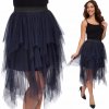 Fashionweek Dámska Tylová sukňa ROCK STAR TC027 Farba: námornícka modrá, Veľkosť: Universal