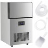 Výrobník ľadu VidaXL 153682 strieborný/sivý 0 W