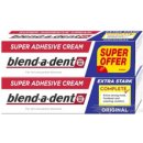 Starostlivosť o umelý chrup Blend-a-Dent Extra Mild Mint/Extra Stark Original Duo pack 2x47 g