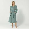 Colombine® Blancheporte župan z buklé froté s kimono golierom eukalyptus