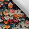 Takoy Látka s potlačou nepremokavý polyester TD / NS maľované srdcia-NS-14434