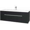 Dreja Umývadlová skrinka ASTON SZZ 120 - L03 Antracit vysoký lesk / Úchytka T03 / L03 Antracit vysoký lesk