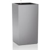Kvetináč Lechuza Canto Premium Tower All inclusive set Silver Metallic 40x40x76 cm