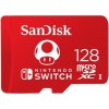 SanDisk Nintendo Switch microSDXC 128GB / class U3 / UHS-I / čítanie: 100 MBs / zápis: 90 MBs / vhodné pre Nintendo Switch (SDSQXAO-128G-GNCZN)