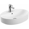 Geberit Variform umývadlo 60x45 cm oválny umývadlo na nábytok-pultové umývadlo biela 500.772.00.2