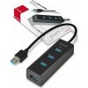 USB Hub AXAGON HUE-S2B 4-port USB 3.0 CHARGING hub (HUE-S2B)