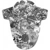 RIESEL Criss:cross Stickerbomb eyecatcher ultra black