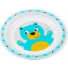CANPOL babies Plastový tanier CUTE ANIMALS medvedík
