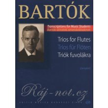 BARTÓK Trios for flutes / 15 skladieb pre 3 priečne flauty