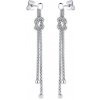 Silvego Retiazkové strieborné náušnice GV06167E
