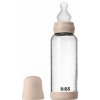 Bibs antikoliková sklenená fľaša so silikón cumlíkom Blush 240ml