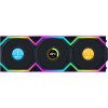 Lian Li UNI FAN SL Wireless LCD 120 Black 3 ks 12SLLCD1W3B