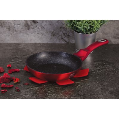 Berlingerhaus Wok s mramorovým povrchem Burgundy Metallic Line 28 cm BH-1267