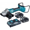 Makita DGA900PT2 Aku úhlová bruska 230mm Li-ion LXT 2x18V/5,0Ah