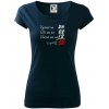 Vyzerá, cíti sa, chová sa - 60 rokov - Dámske tričko Pure - L ( Tmavomodrá (veľmi tmavá - skoro čierna) )