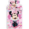 Jerry Fabrics obliečky Minnie pink 03 micro Polyester mikrovlákno 140x200 70x90