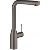 Drezová batéria GROHE Essence New s vyťahovacou sprškou Hard Graphite 30270A00