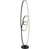 GLOBO 67177-36S SPIRA stojacia lampa LED V1220mm 39W/1890lm 2700+4000+6500K čierna matná, biela