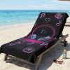 Disney Jerry Fabrics Detská plážová osuška froté Play 45 čierna Bavlna 70x140 cm