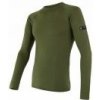 SENSOR MERINO ACTIVE pánské triko dl.rukáv safari green S; Zelená triko