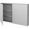 Dreja Dvojdverová zrkadlová skrinka PREMIUM GA2E 120 - D20 Galaxy