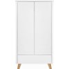 Dvojdverová minimalistická skriňa v bielej farbe - ZARA, NOV23 ZARA