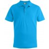 PROMODORO 4001 / Pánska polokošeľa z prstencovej bavlny - turquoise 5XL