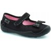 Befado dievčenské papuče balerínky 114X240 čierne