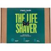 MenRock, The Life Shaver Sicilian Lime sada krém na holenie 100 ml + štetka na holenie + stojan na štetky