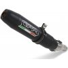 Slip-on exhaust GPR DEEPTONE ROY.12.RACE.DENE Black Stainless steel including link pipe