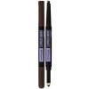 Maybelline Express Brow Satin Duo ceruzka a púder na obočie 2v1 0.71 g dark brown