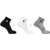 Ponožky Salomon Everyday Lite Quarter 3-Pack Veľkosť ponožiek: 42-44 / Farba: čierna/sivá
