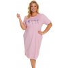 Dámska nočná košeľa Doctor Nap TB.5366 Farba: Ružová, Veľkosť: 2XL