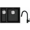 Súprava granitový drez Franke Maris 125.0687.269, kuchynská batéria Franke Lina 115.0626.055