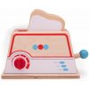 Bigjigs Toys Drevený toaster s bodkami