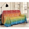 Mondo Italia Viacúčelová prikrývka Piquet Dúha viacfarebná 170x280 cm Viacfarebná